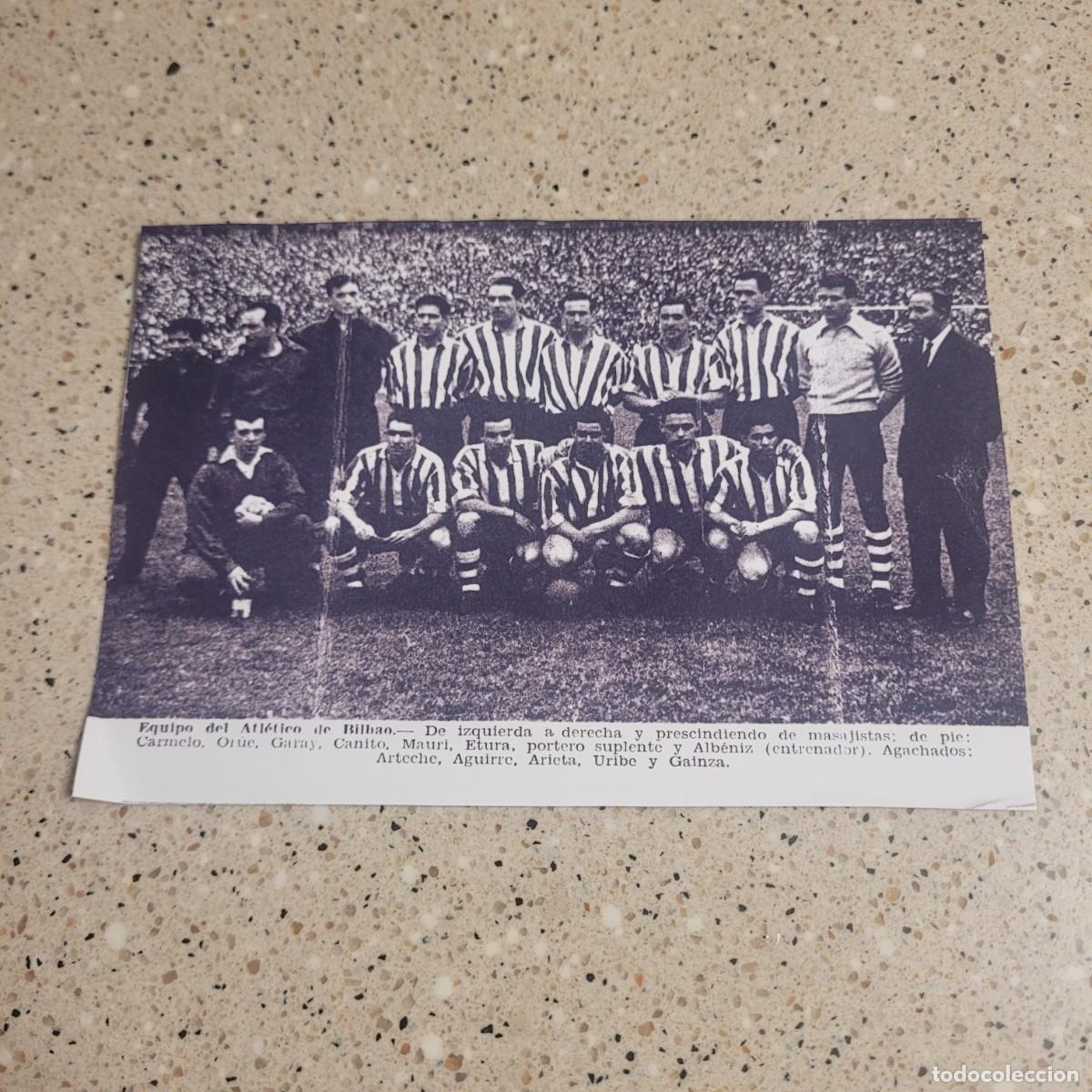 Coleccionismo deportivo: FOTO DE EQUIPO DEL ATLETICO DE BILBAO