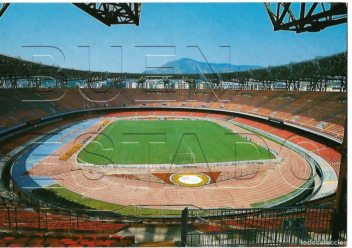 Collectionnisme sportif: NAPOLI SAN PAOLO ESTADIO FUTBOL POSTAL ANTIGUA J10