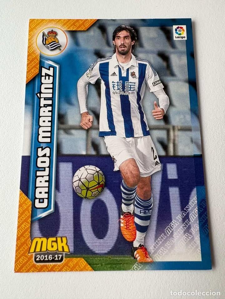 Coleccionismo deportivo: Carlos Mart&iacute;nez Real Sociedad 411 Megacracks 2016-17
