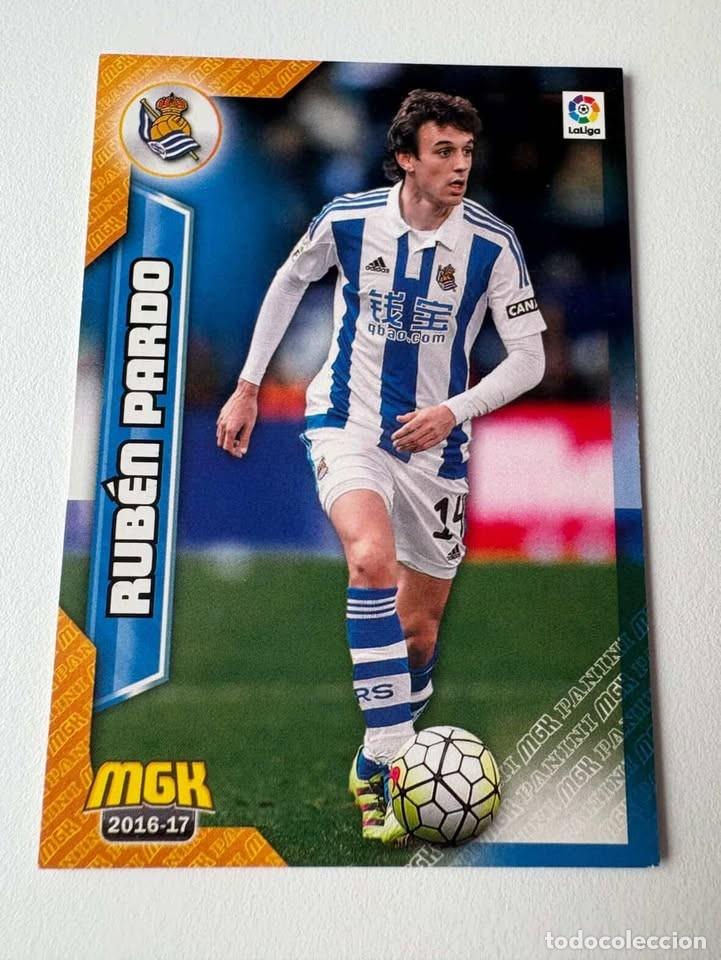 Coleccionismo deportivo: Rub&eacute;n Pardo Real Sociedad 419 Megacracks 2016-17