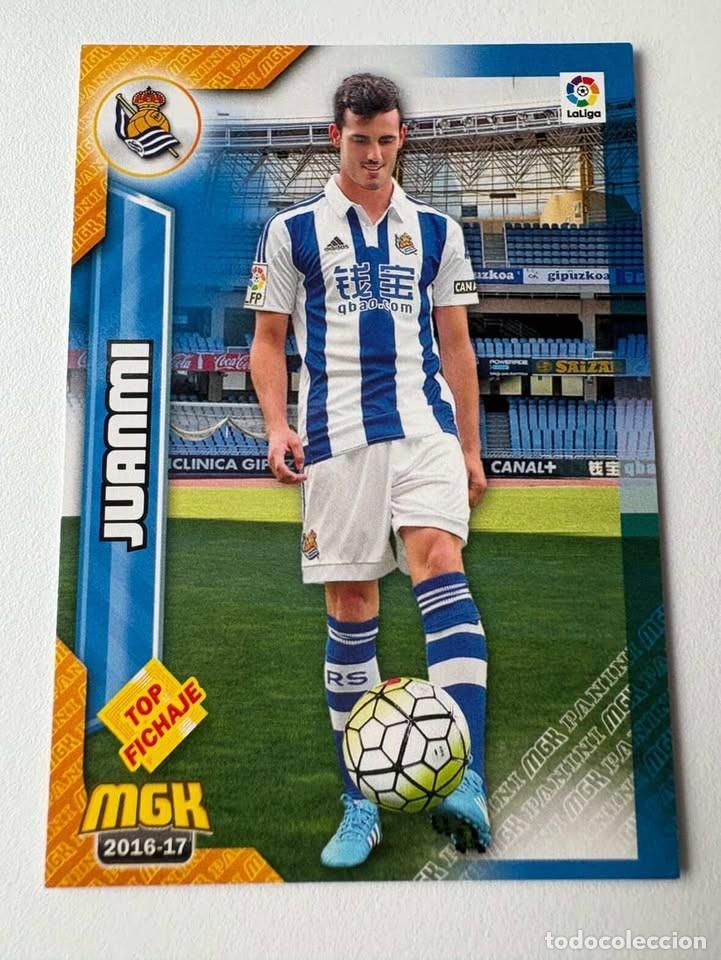 Coleccionismo deportivo: Juanmi Top Fichaje Real Sociedad 427 Megacracks 2016-17
