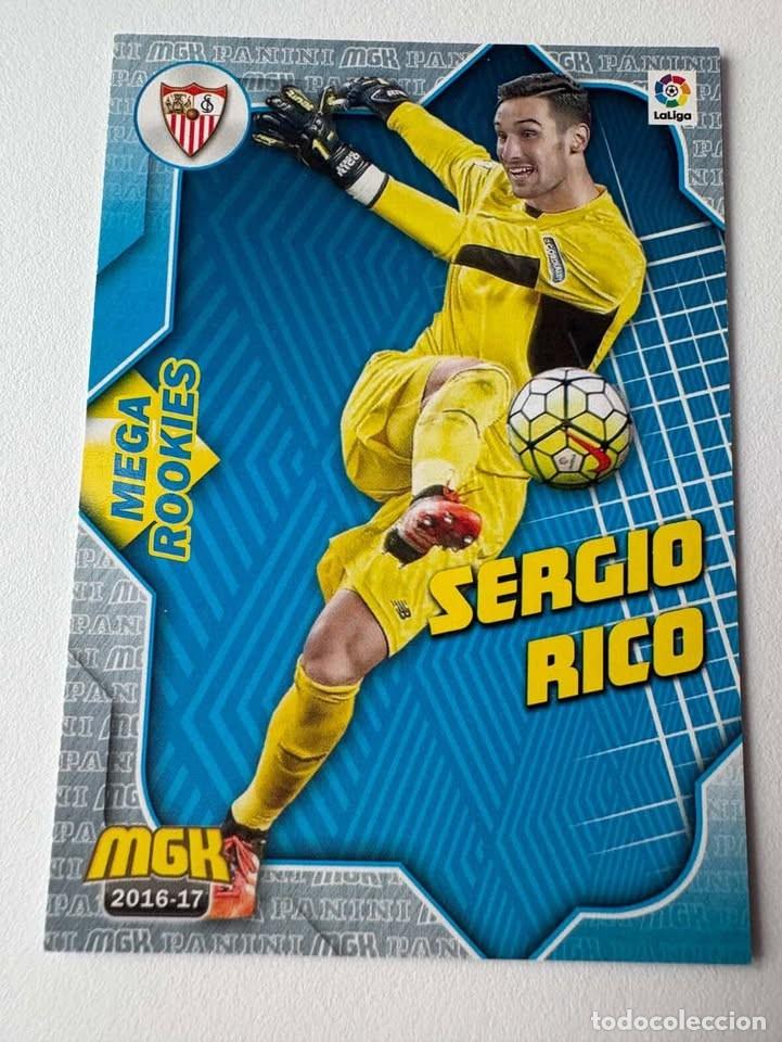 Coleccionismo deportivo: Sergio Rico Mega Rookies Sevilla 459 Megacracks 2016-17