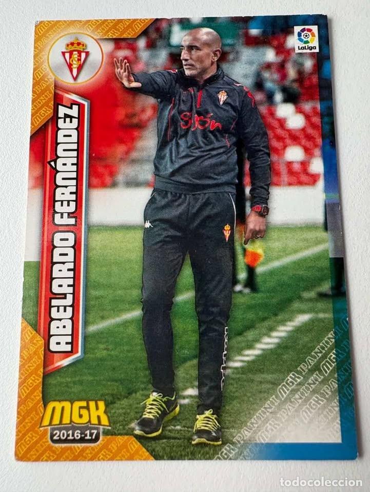 Coleccionismo deportivo: Abelardo Fern&aacute;ndez Sporting De Gij&oacute;n 461 Megacracks 2016-17