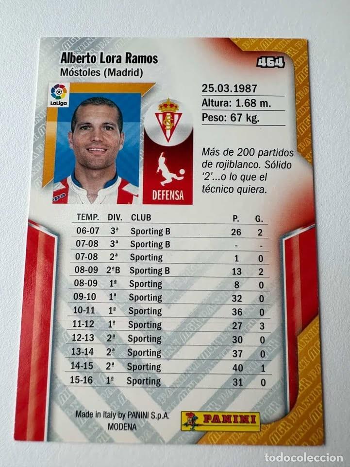Coleccionismo deportivo: Lora Sporting De Gij&oacute;n 464 Megacracks 2016-17 - Foto 2