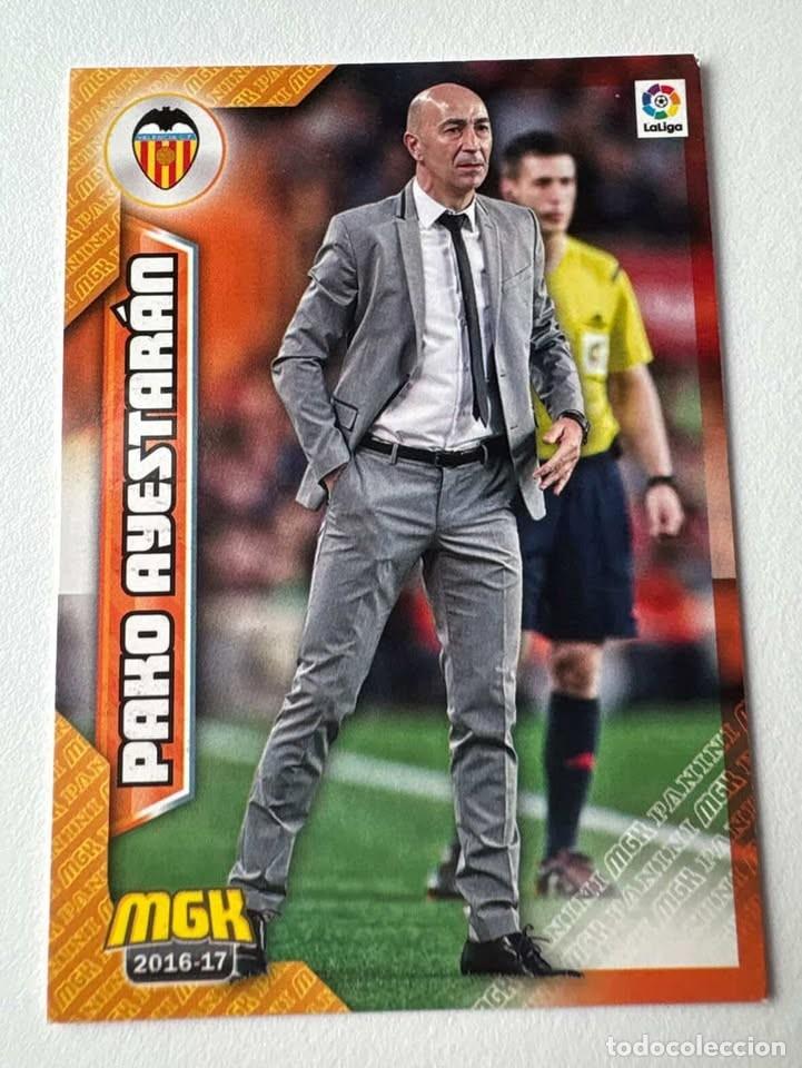 Coleccionismo deportivo: Pako Ayestar&aacute;n Valencia 488 Megacracks 2016-17