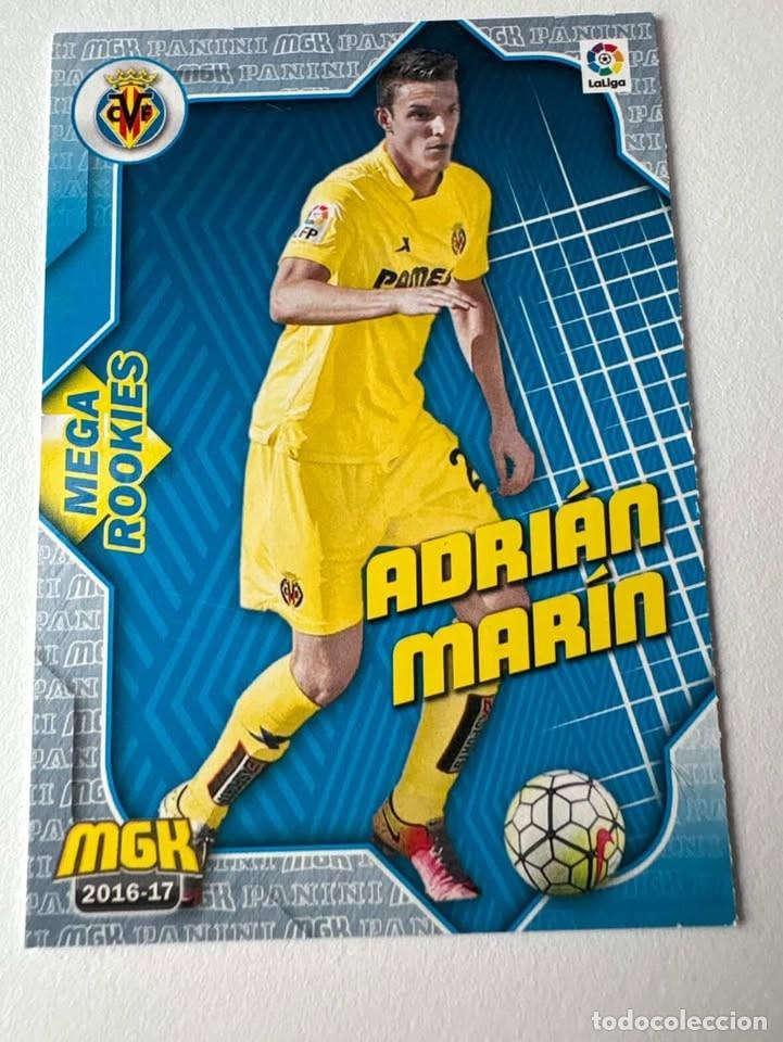 Coleccionismo deportivo: Adri&aacute;n Mar&iacute;n Villarreal Mega Rookies 540 Megacracks 2016-17