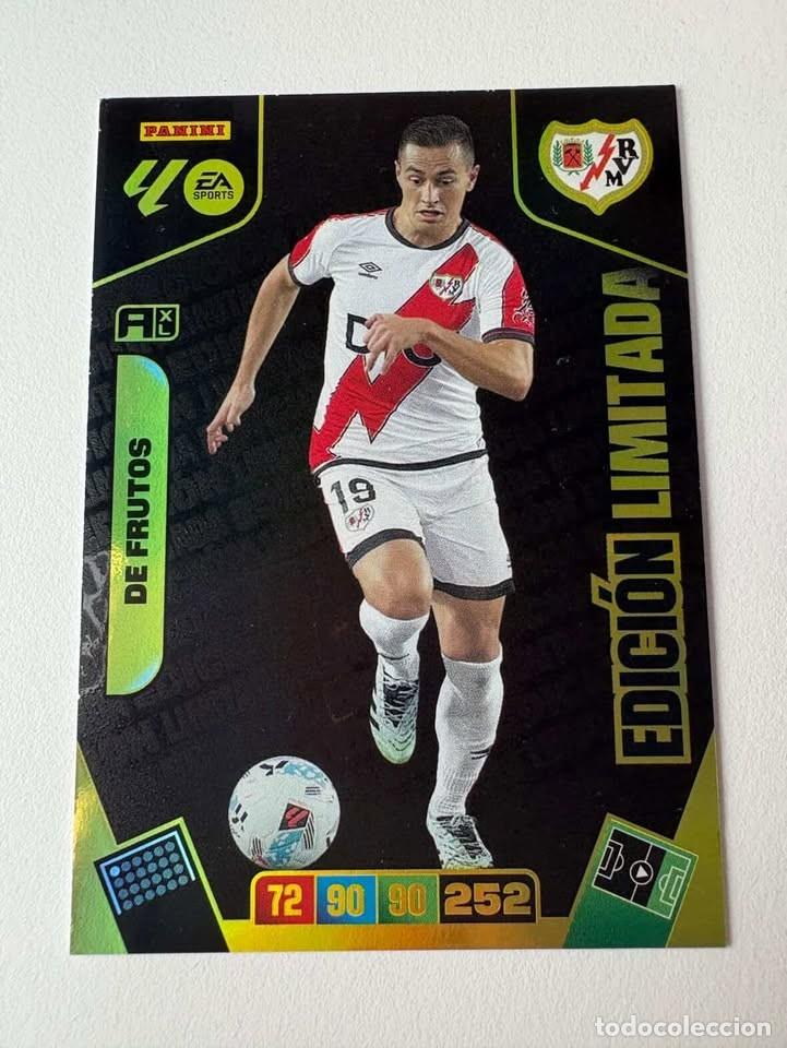 Coleccionismo deportivo: De Frutos Rayo Vallecano Edici&oacute;n Limitada Adrenalyn 2025-26