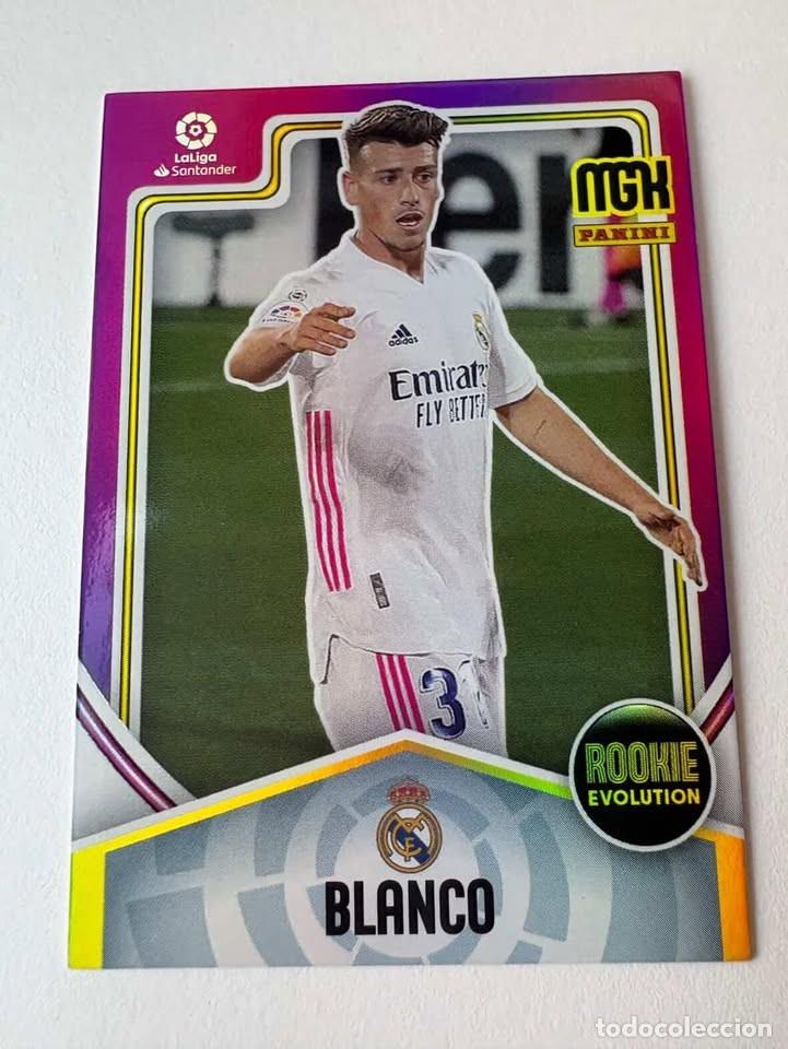 Collectionnisme sportif: Blanco Real Madrid Rookie Evolution 384 Megacracks 2021-22