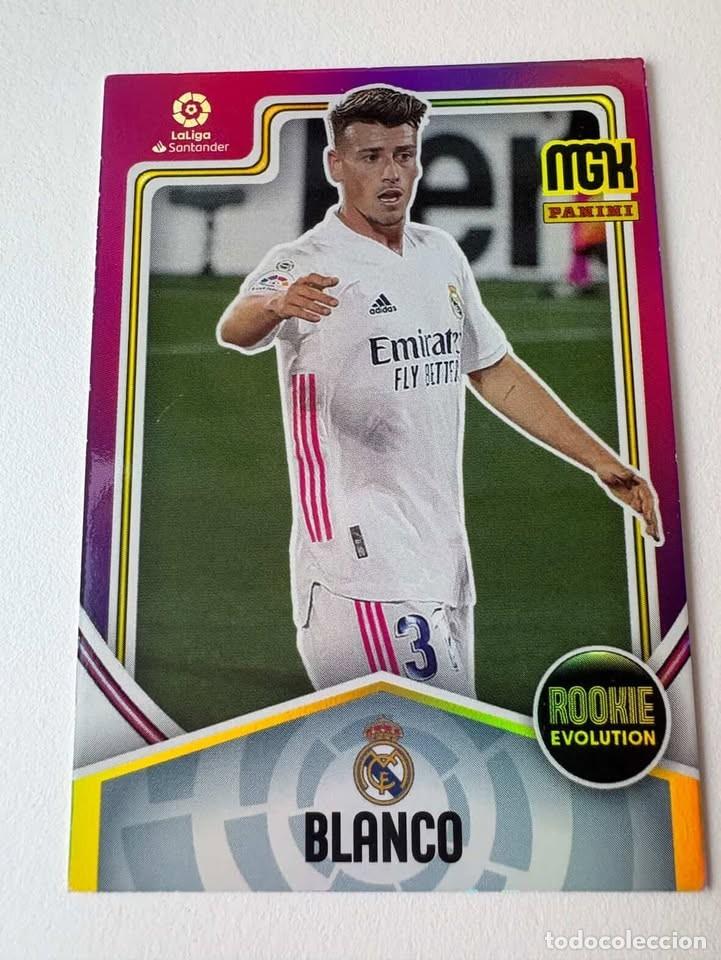 Collectionnisme sportif: Blanco Real Madrid Rookie Evolution 384 Megacracks 2021-22