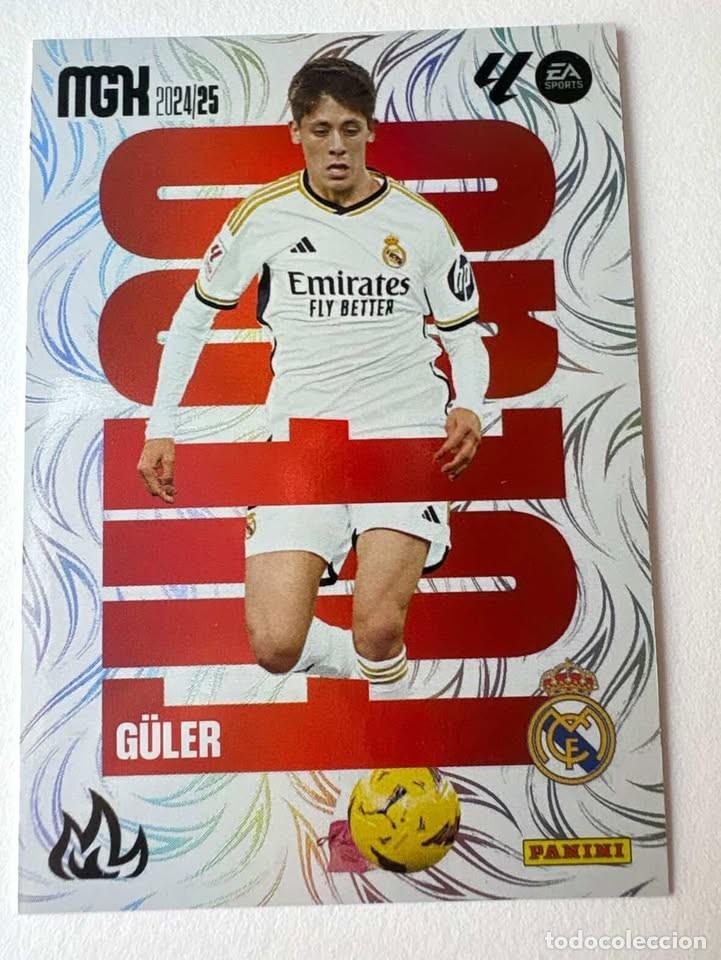 Coleccionismo deportivo: Arda G&uuml;ler Fuego Real Madrid 380 Megacracks 2024-25