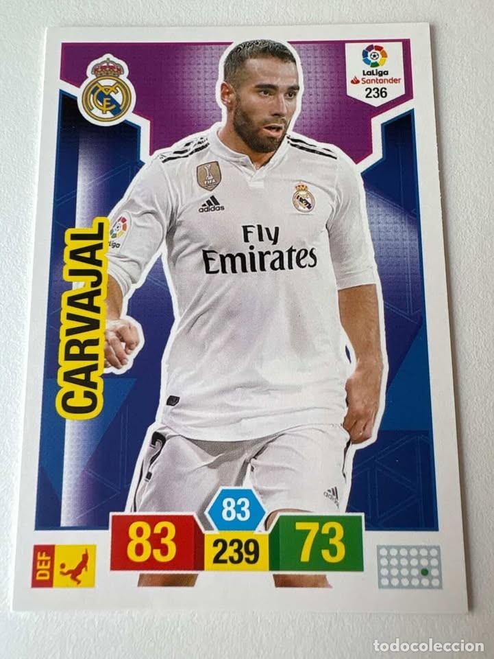 Coleccionismo deportivo: Carvajal Real Madrid 236 Megacracks 2018-19