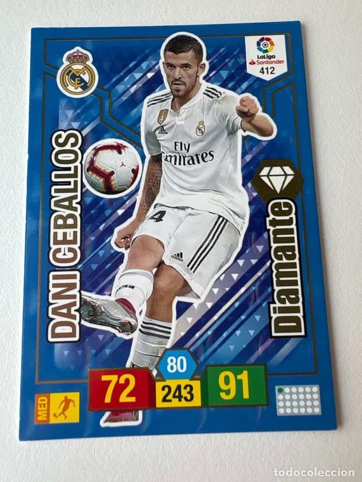Sammelleidenschaft Sport: Dani Ceballos Diamante Real Madrid 412 Adrenalyn 2018-19