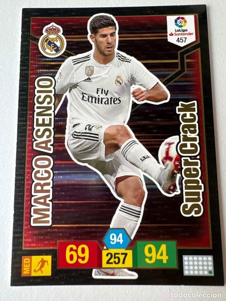 Collectionnisme sportif: Marco Asensio Super Crack Real Madrid 457 Adrenalyn 2018-19