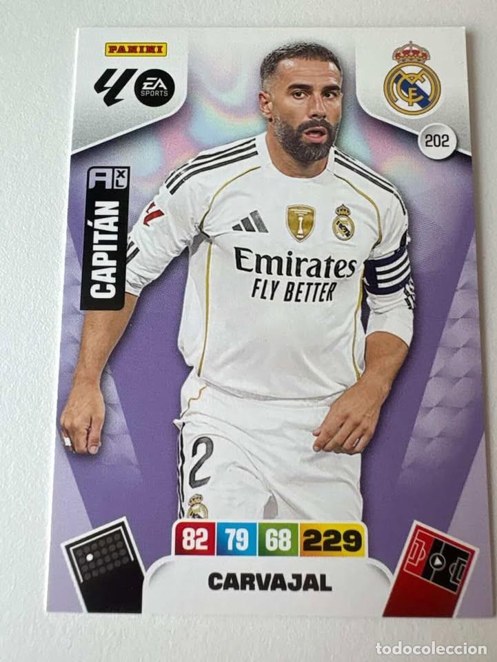 Coleccionismo deportivo: Carvajal Real Madrid 202 Adrenalyn 2025-26