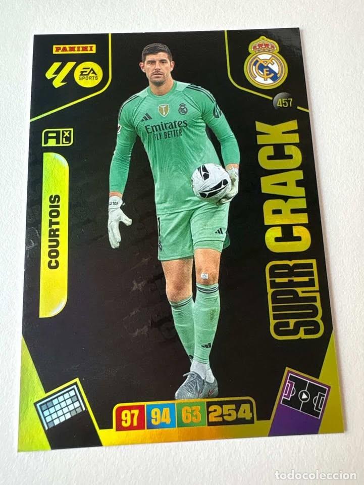 Coleccionismo deportivo: Courtois Super Crack Real Madrid 457 Adrenalyn 2025-26