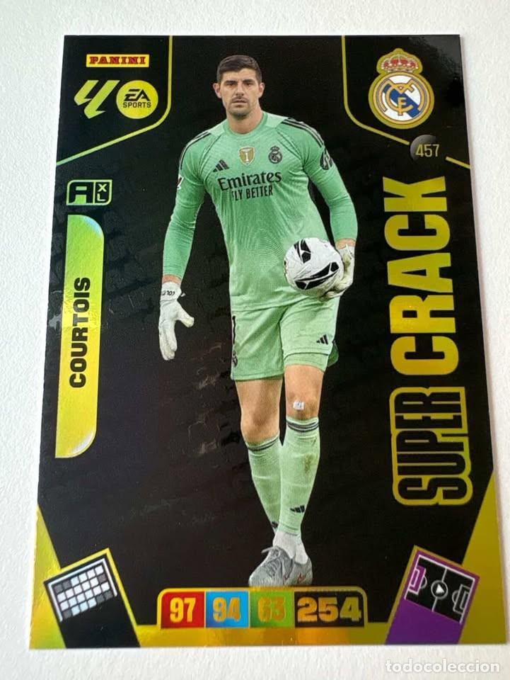 Coleccionismo deportivo: Courtois Super Crack Real Madrid 457 Adrenalyn 2025-26