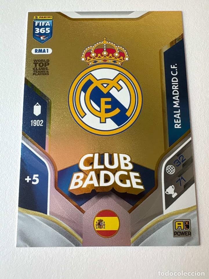 Coleccionismo deportivo: Escudo Real Madrid RMA1 FIFA 365 2025-26