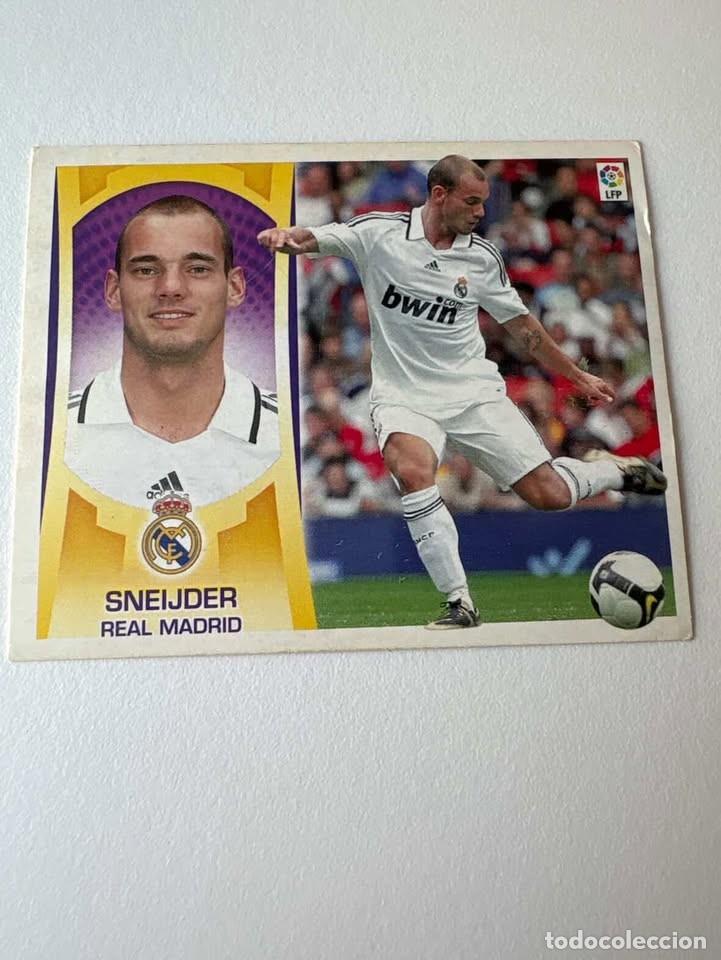 Coleccionismo deportivo: Sneijder Real Madrid 10 A Liga Este 2009-10