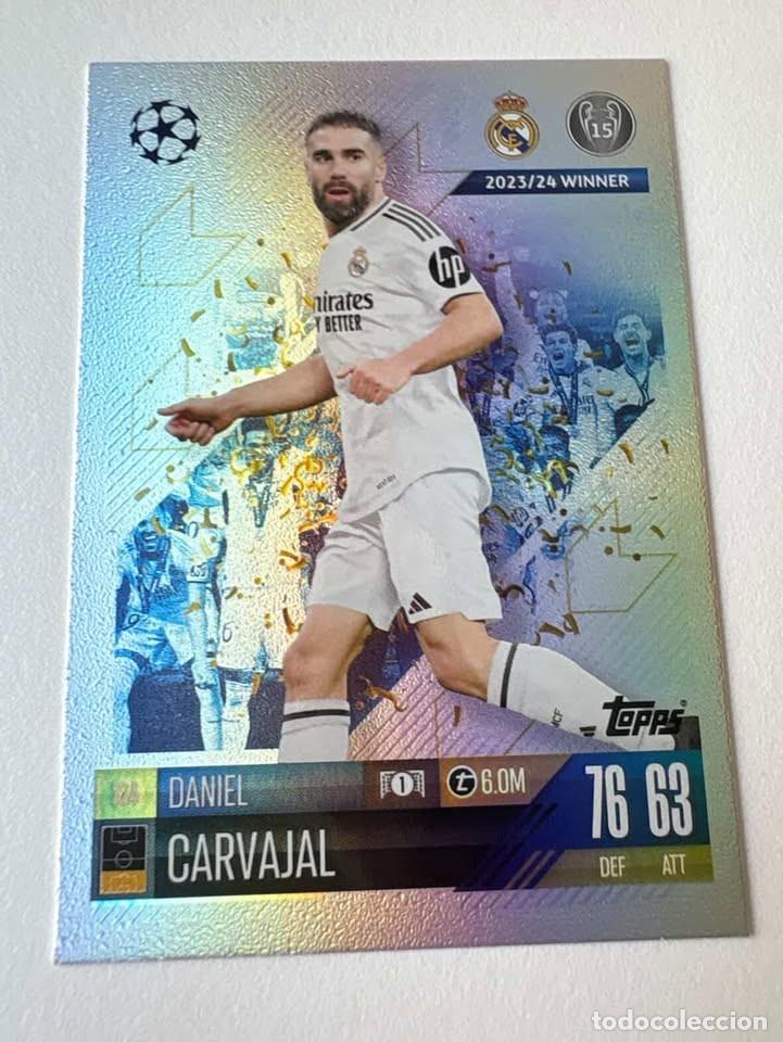 Coleccionismo deportivo: Carvajal Real Madrid 124 Match Attax 2024-25