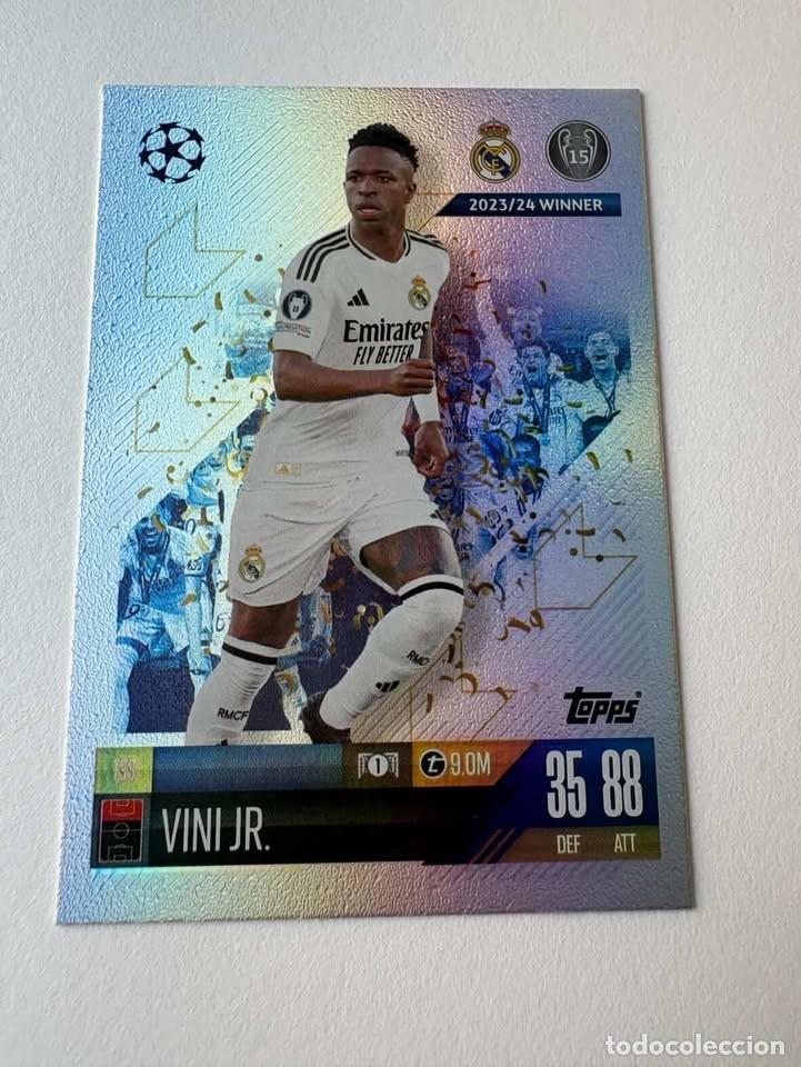 Coleccionismo deportivo: Vinicius Real Madrid 133 Match Attax 2024-25