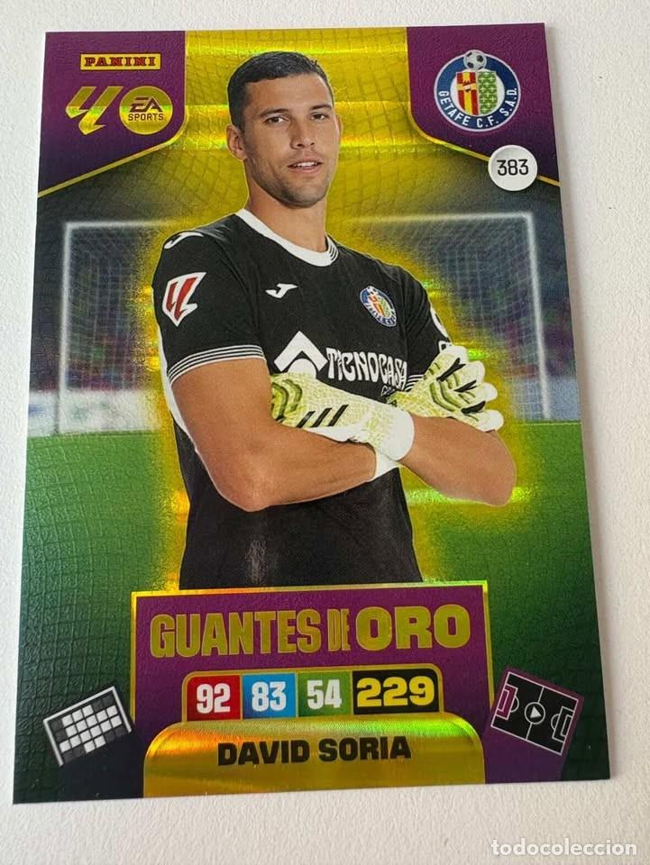 Coleccionismo deportivo: David Soria Getafe Guantes de Oro 383 Adrenalyn 2025-26