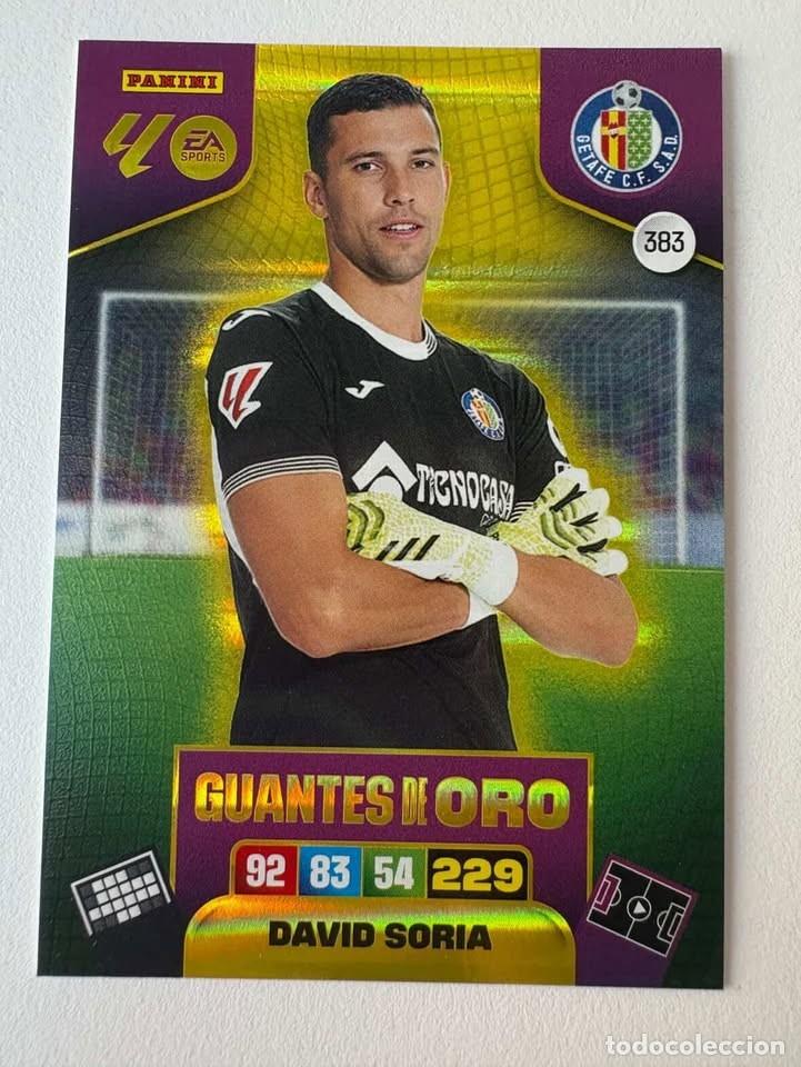 Coleccionismo deportivo: David Soria Getafe Guantes de Oro 383 Adrenalyn 2025-26