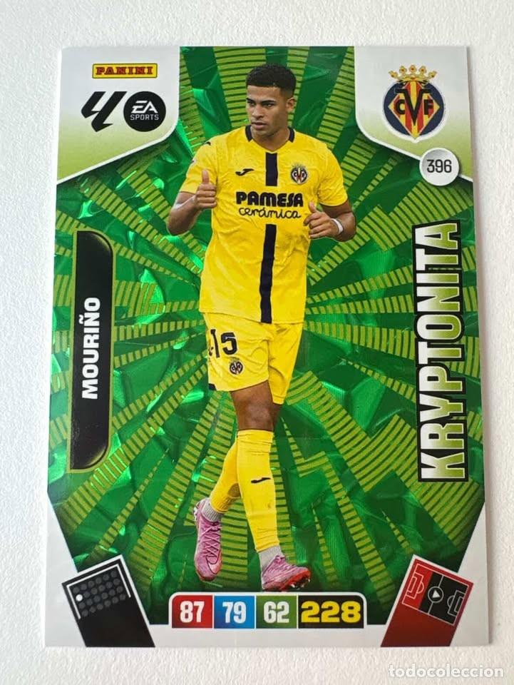 Coleccionismo deportivo: Mouri&ntilde;o Villarreal Kryptonita 396 Adrenalyn 2025-26