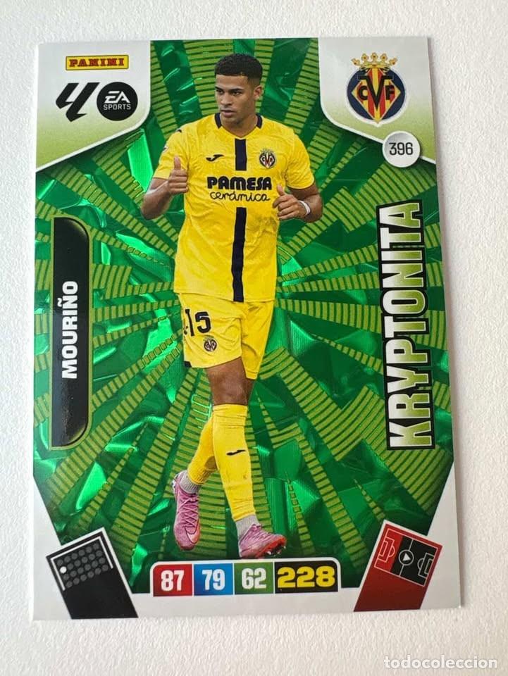 Coleccionismo deportivo: Mouri&ntilde;o Villarreal Kryptonita 396 Adrenalyn 2025-26