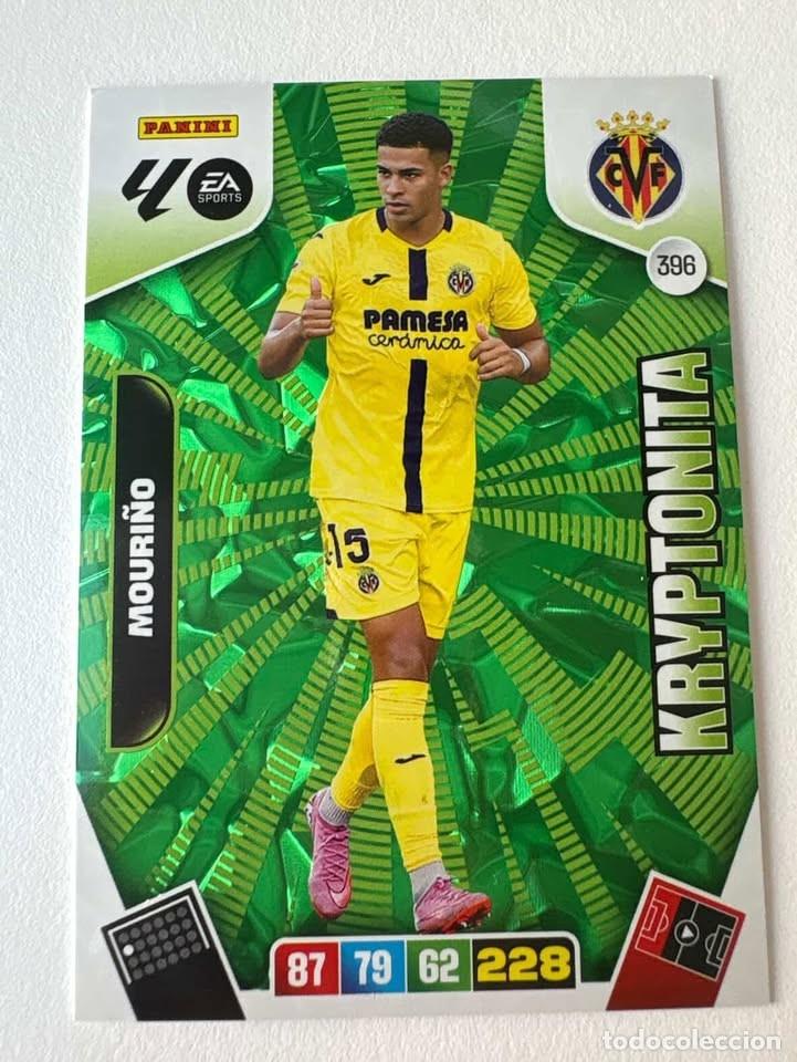 Coleccionismo deportivo: Mouri&ntilde;o Villarreal Kryptonita 396 Adrenalyn 2025-26