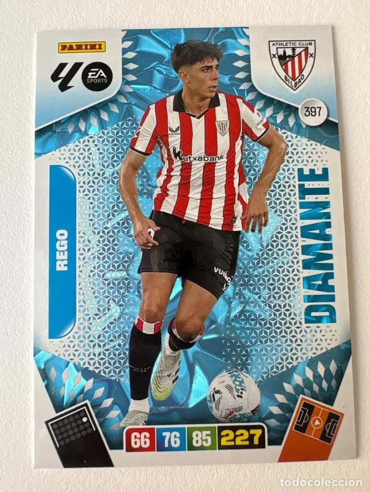 Collezionismo sportivo: Rego Athletic Club de Bilbao Diamante 397 Adrenalyn 2025-26
