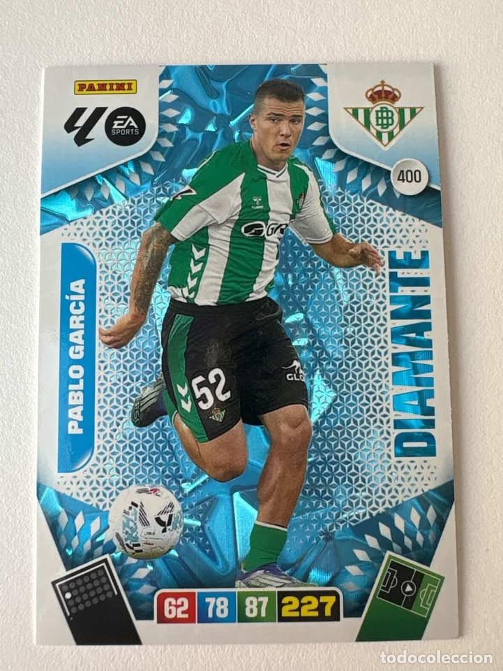 Collezionismo sportivo: Pablo Garc&iacute;a Betis Diamante 400 Adrenalyn 2025-26
