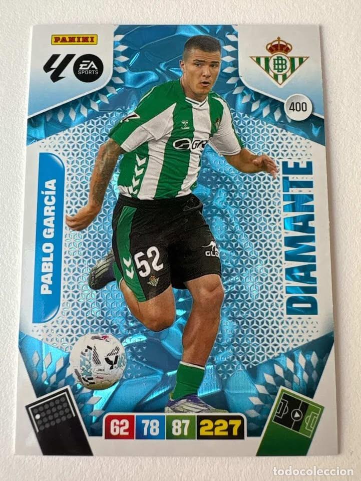 Coleccionismo deportivo: Pablo Garc&iacute;a Betis Diamante 400 Adrenalyn 2025-26
