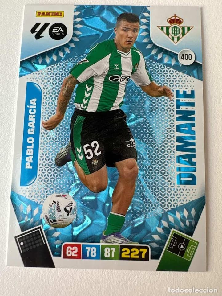 Coleccionismo deportivo: Pablo Garc&iacute;a Betis Diamante 400 Adrenalyn 2025-26
