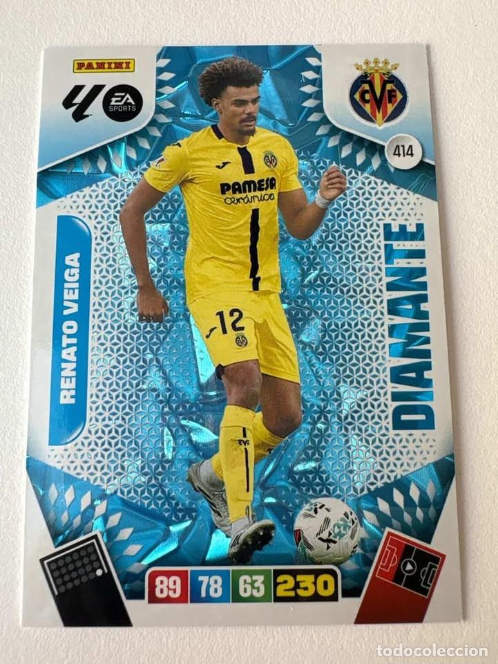 Coleccionismo deportivo: Renato Veiga Villarreal Diamante 414 Adrenalyn 2025-26