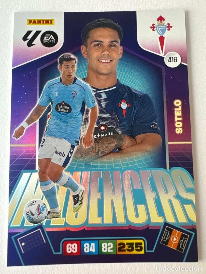 Coleccionismo deportivo: Sotelo Celta Influencers 416 Adrenalyn 2025-26