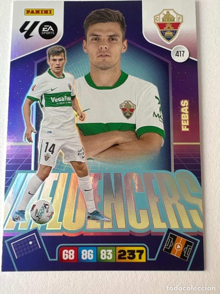 Coleccionismo deportivo: Febas Elche Influencers 417 Adrenalyn 2025-26