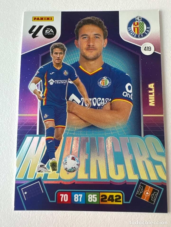 Coleccionismo deportivo: Milla Getafe Influencers 419 Adrenalyn 2025-26