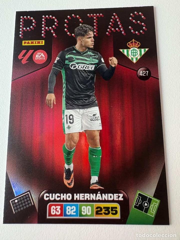 Collectionnisme sportif: Cucho Hern&aacute;ndez Betis Protas 427 Adrenalyn 2025-26