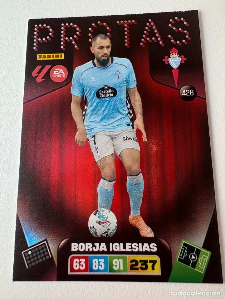 Coleccionismo deportivo: Borja Iglesias Celta Protas 428 Adrenalyn 2025-26