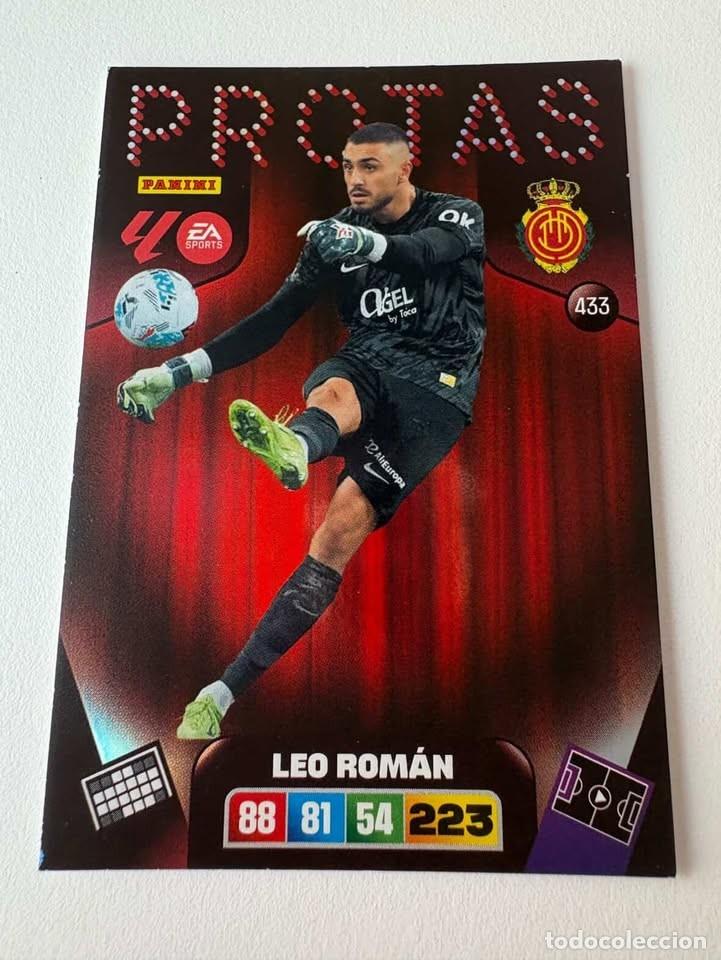 Coleccionismo deportivo: Leo Rom&aacute;n Mallorca Protas 433 Adrenalyn 2025-26