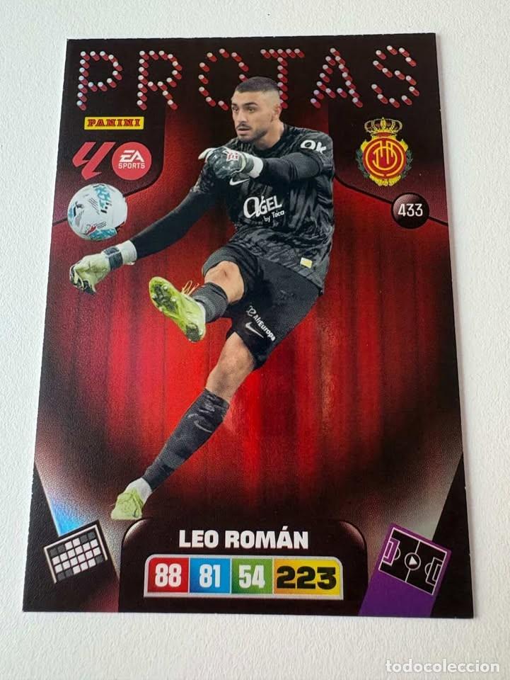 Coleccionismo deportivo: Leo Rom&aacute;n Mallorca Protas 433 Adrenalyn 2025-26