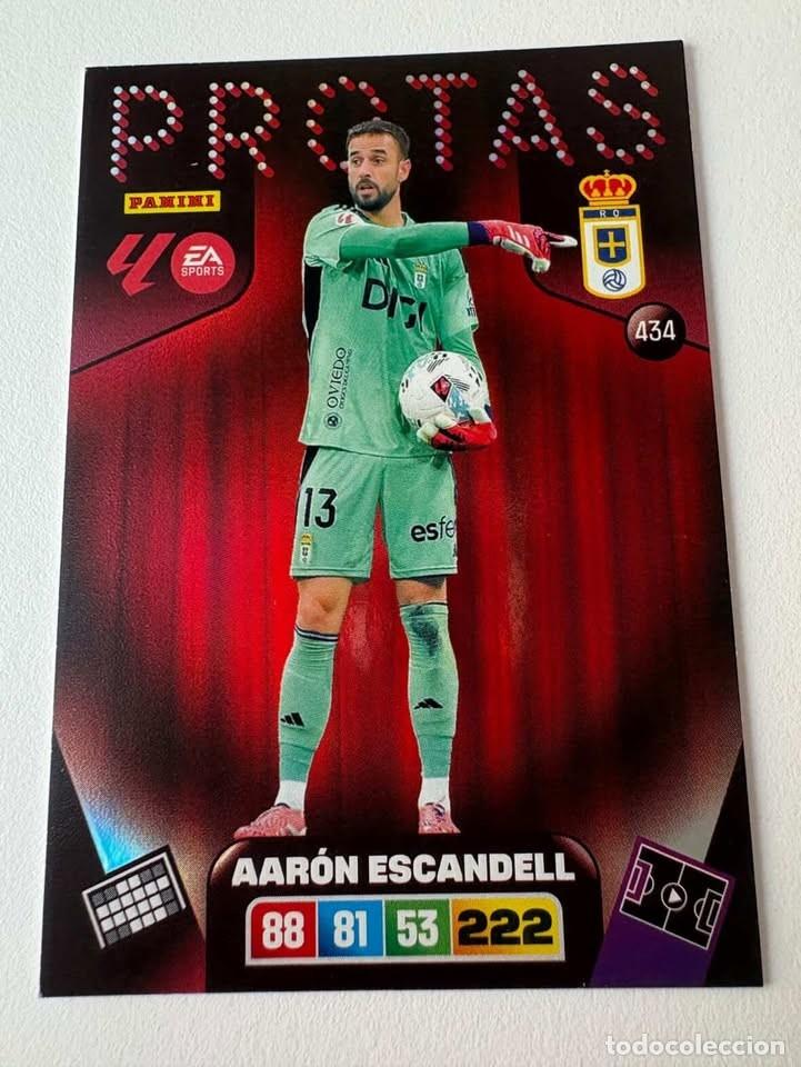 Coleccionismo deportivo: Aar&oacute;n Escandell Oviedo Protas 434 Adrenalyn 2025-26
