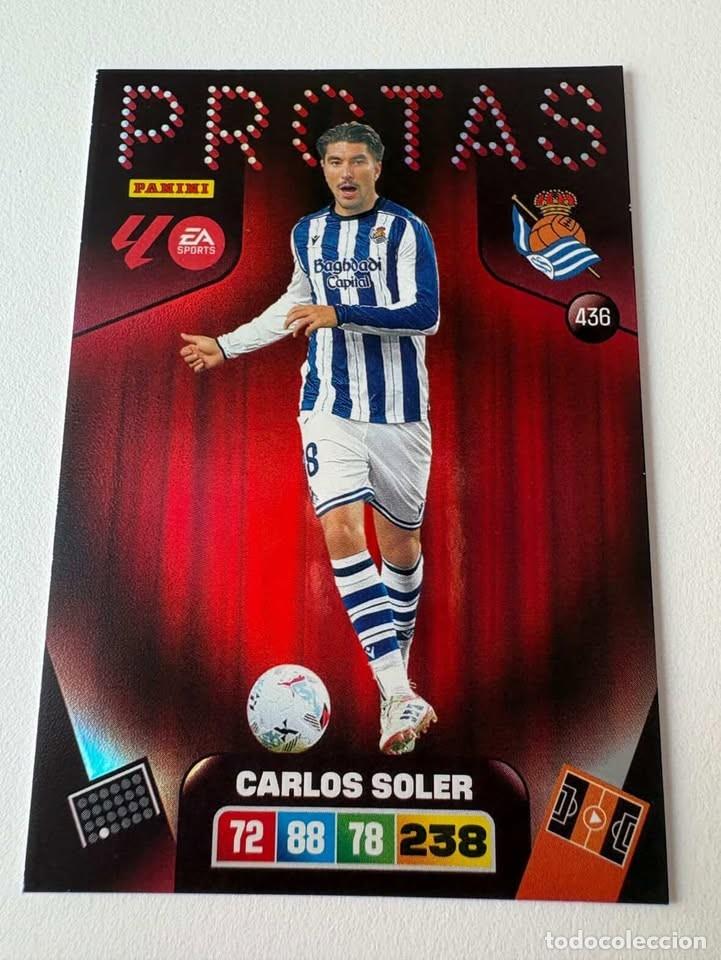 Coleccionismo deportivo: Carlos Soler Real Sociedad Protas 436 Adrenalyn 2025-26