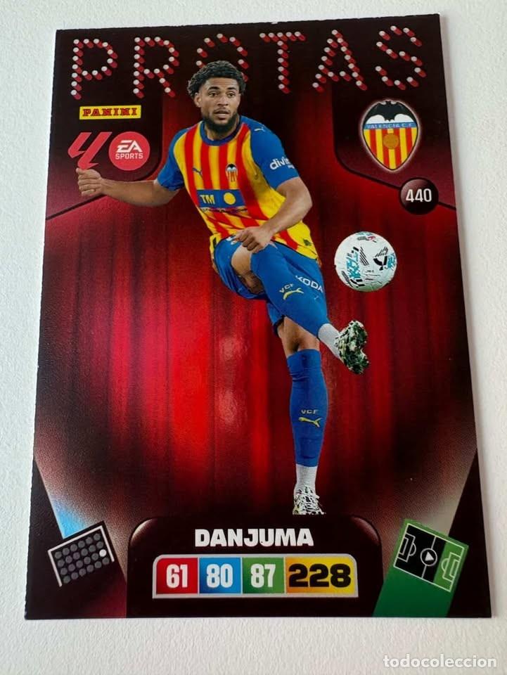 Coleccionismo deportivo: Danjuma Valencia Protas 440 Adrenalyn 2025-26