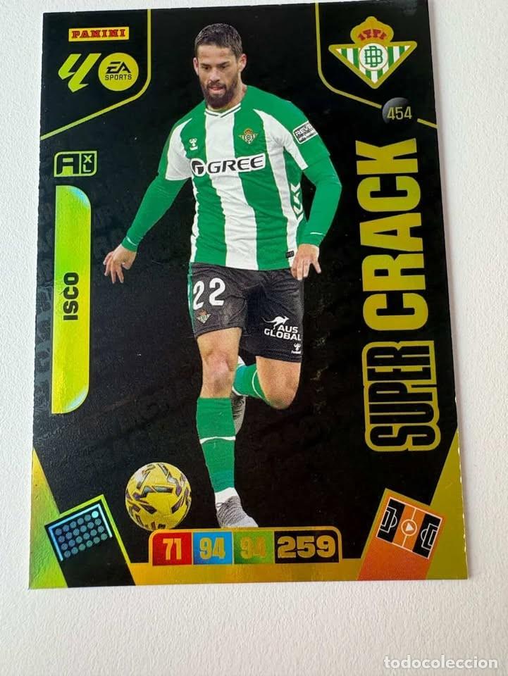 Coleccionismo deportivo: Isco Betis 454 Super Crack Adrenalyn 2025-26