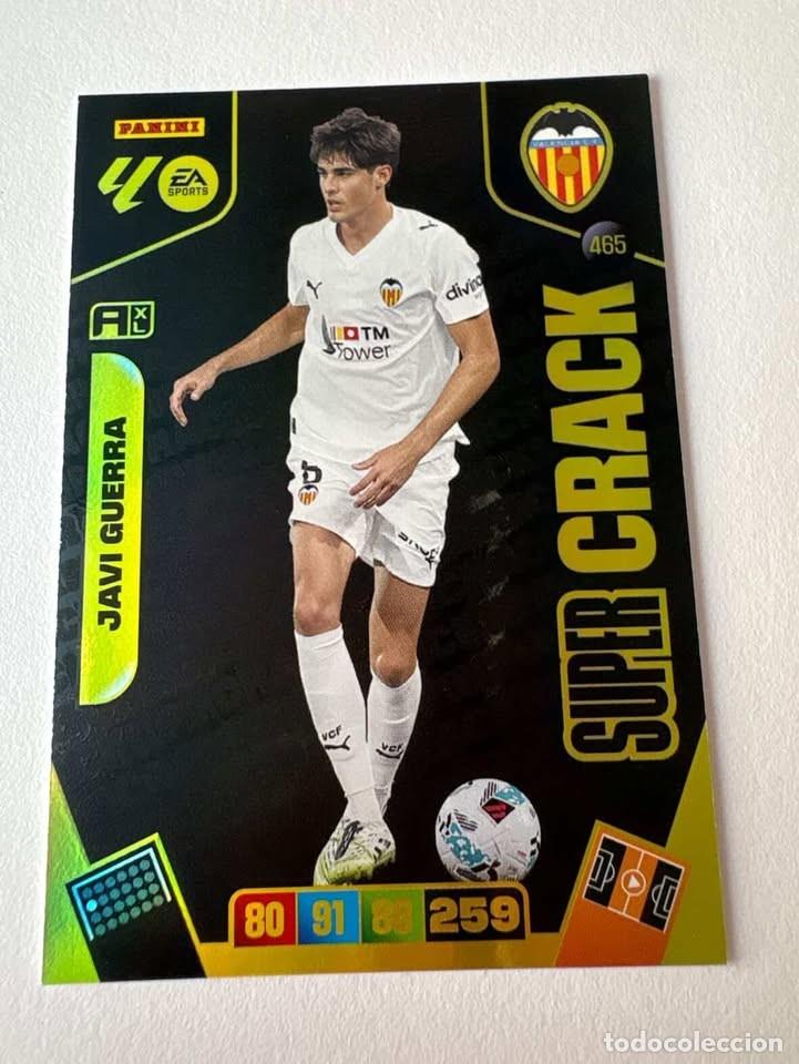 Coleccionismo deportivo: Javi Guerra Valencia 465 Super Crack Adrenalyn 2025-26