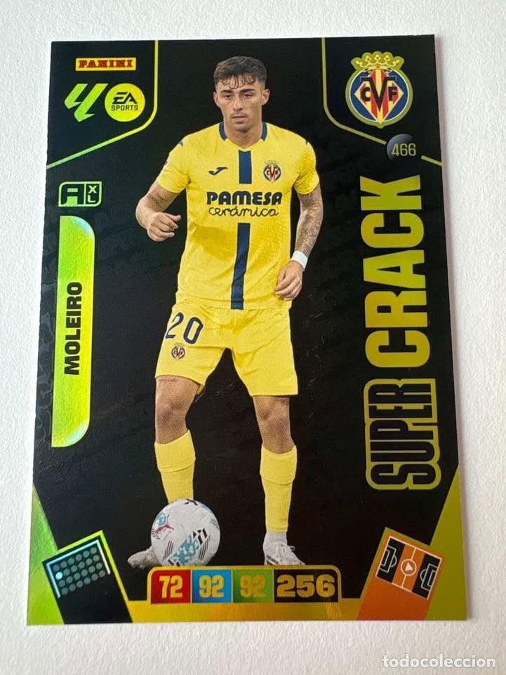 Coleccionismo deportivo: Moleiro Villarreal 466 Super Crack Adrenalyn 2025-26