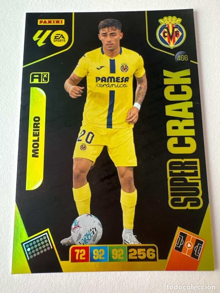 Coleccionismo deportivo: Moleiro Villarreal 466 Super Crack Adrenalyn 2025-26