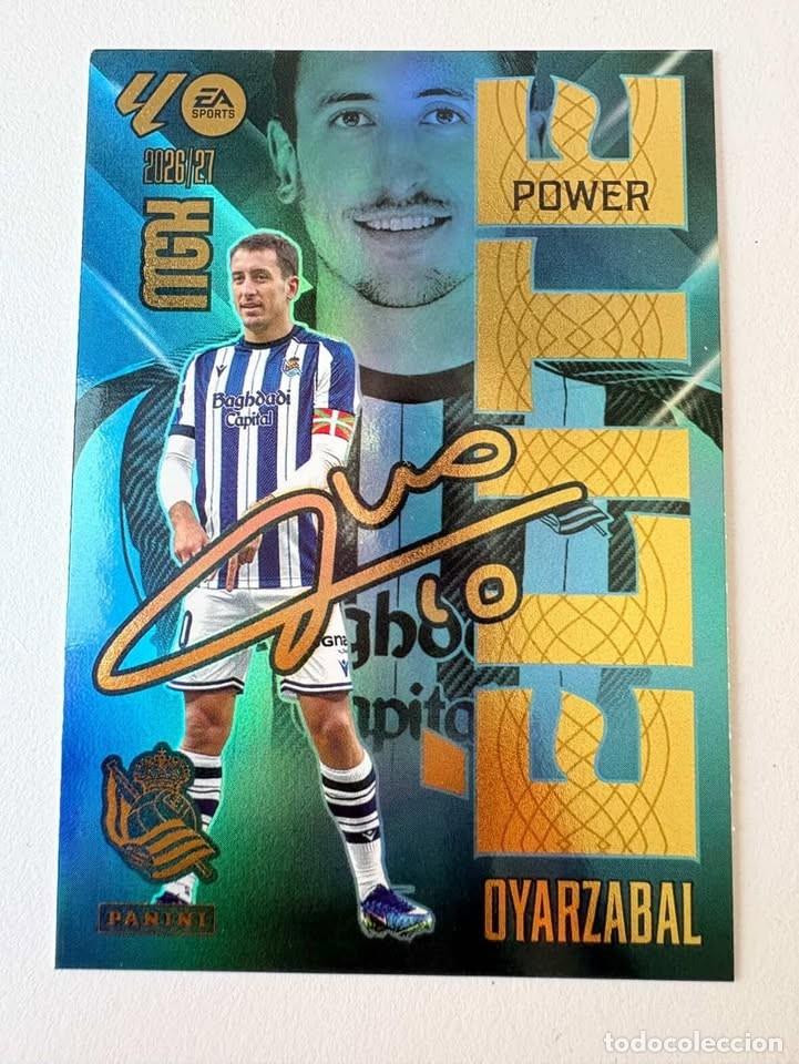 Coleccionismo deportivo: Oyarzabal Real Sociedad &Eacute;lite Power 13P Megacracks 2026-27
