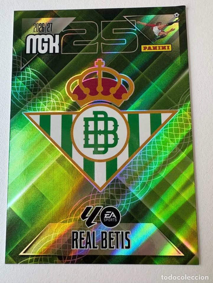 Coleccionismo deportivo: Escudo Betis 91 Megacracks 2026-27